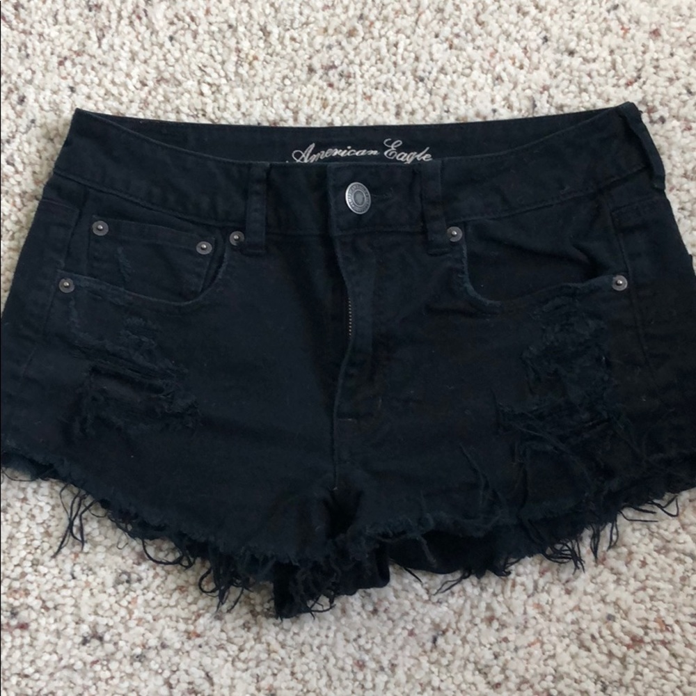 Cheeky black shorts